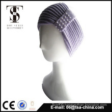 100% acrylic knitted with pearl head band